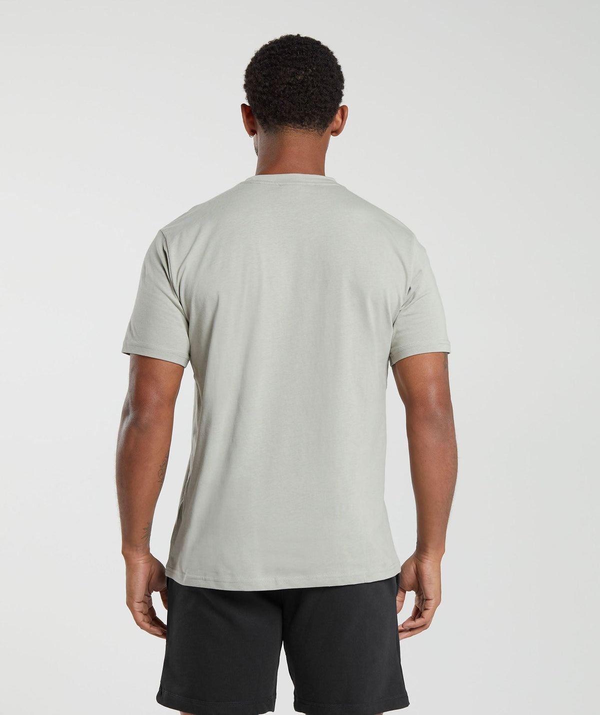 Gymshark Crest Tee - Stone Grey