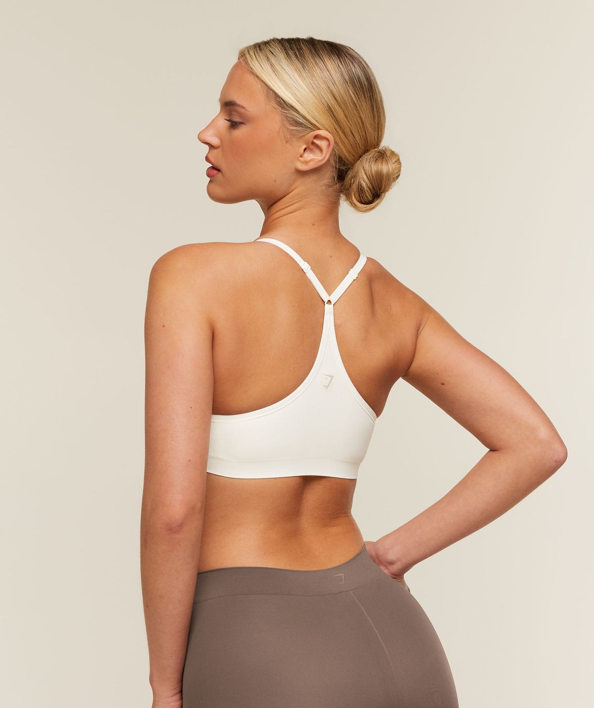 Gymshark FeatherFormTM Scoopneck Bralette - Soft White