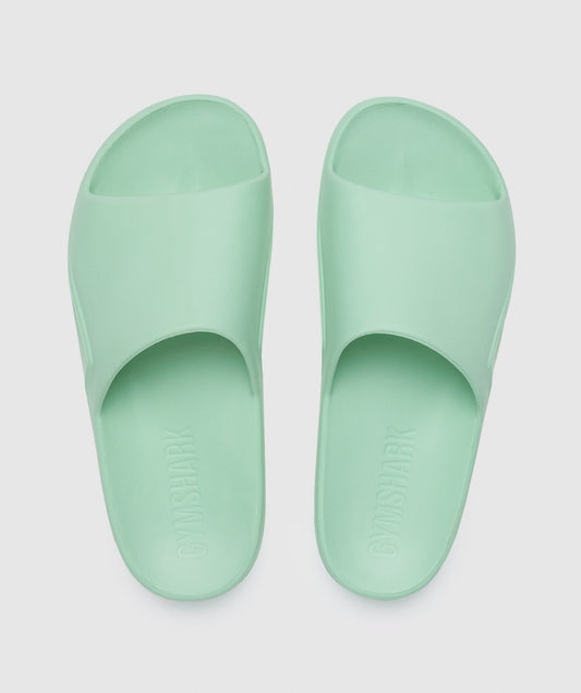 Gymshark Rest Day Slides - Pastel Green