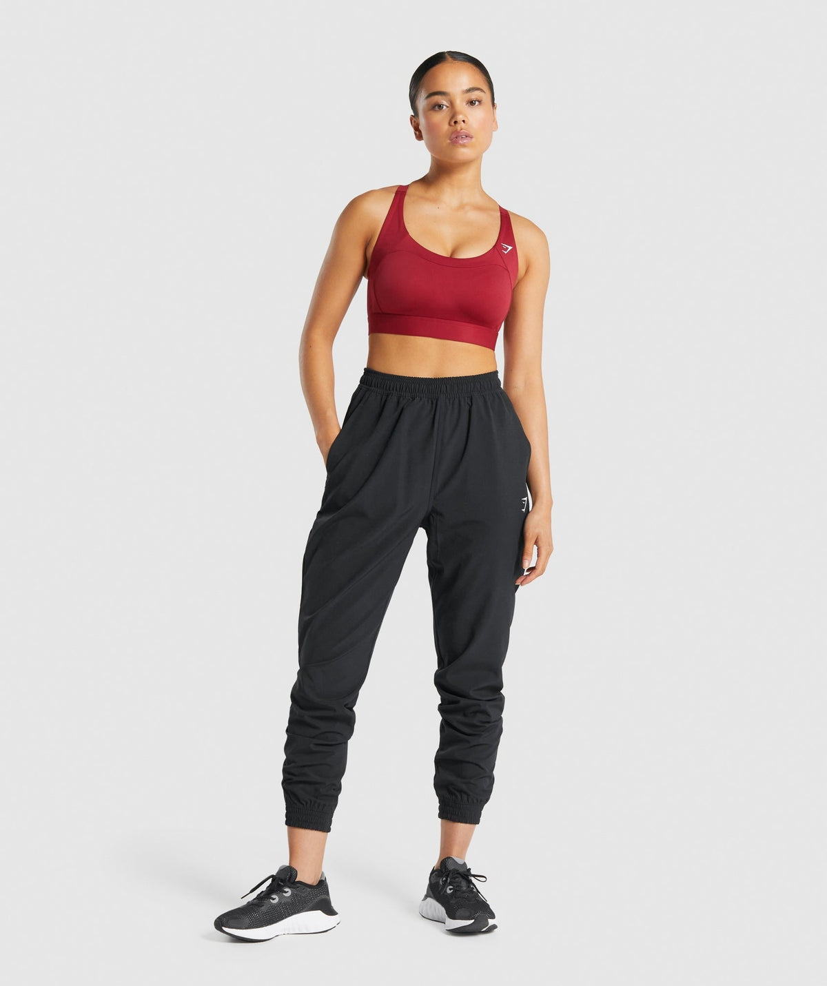 Gymshark Racer Back Sports Bra - Red