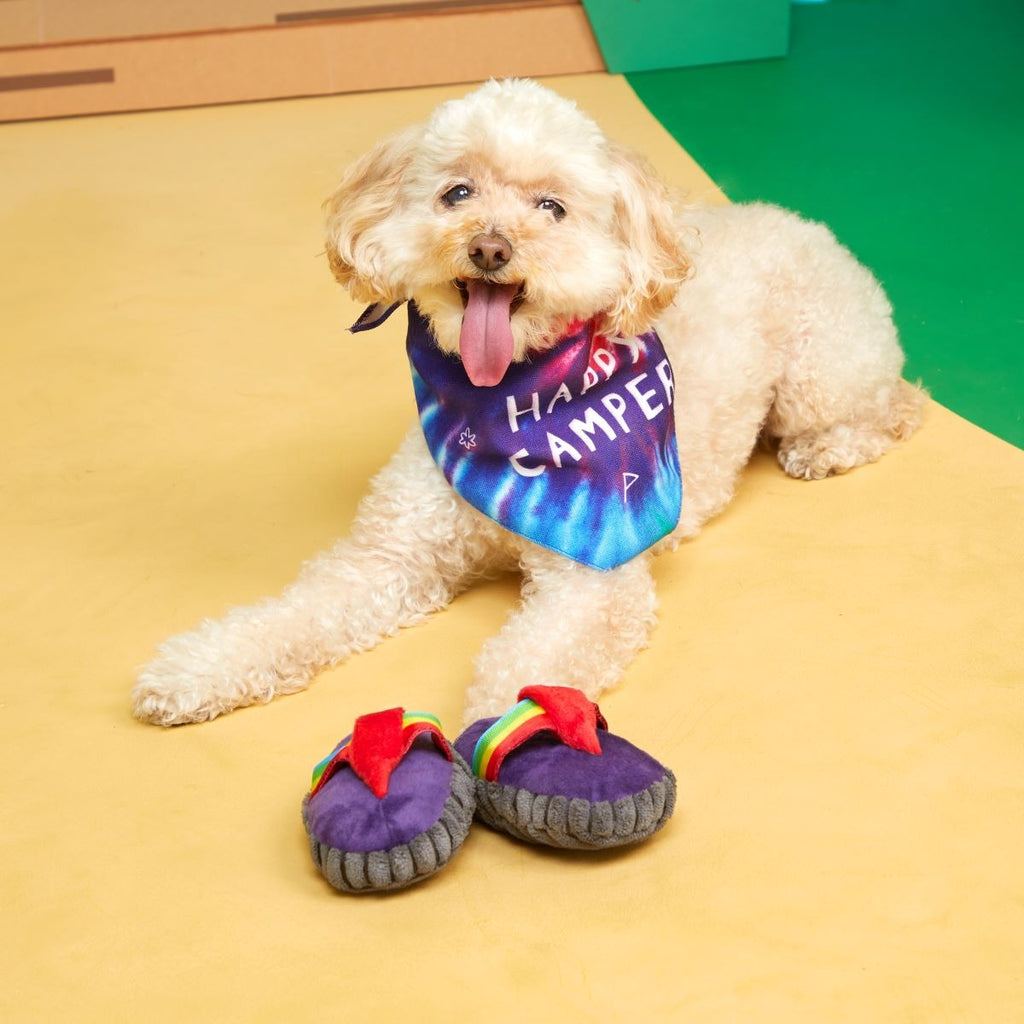 Bandana-Rama Yip Flops & Bandana Plush Multi-Part Dog Toy