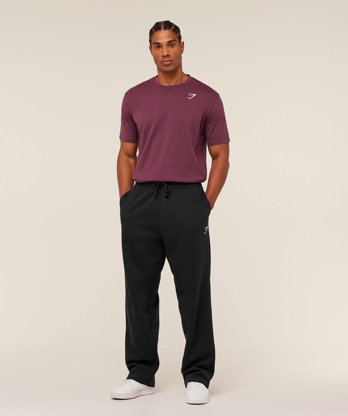 Gymshark Crest Tee - Impact Burgundy