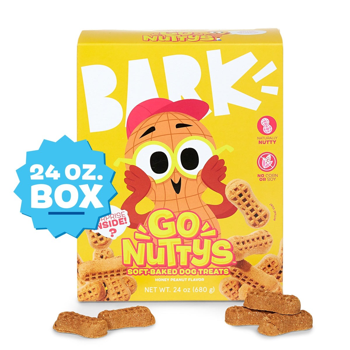 Go Nutty'sTM Peanut Cereal Dog Treats, 24 oz