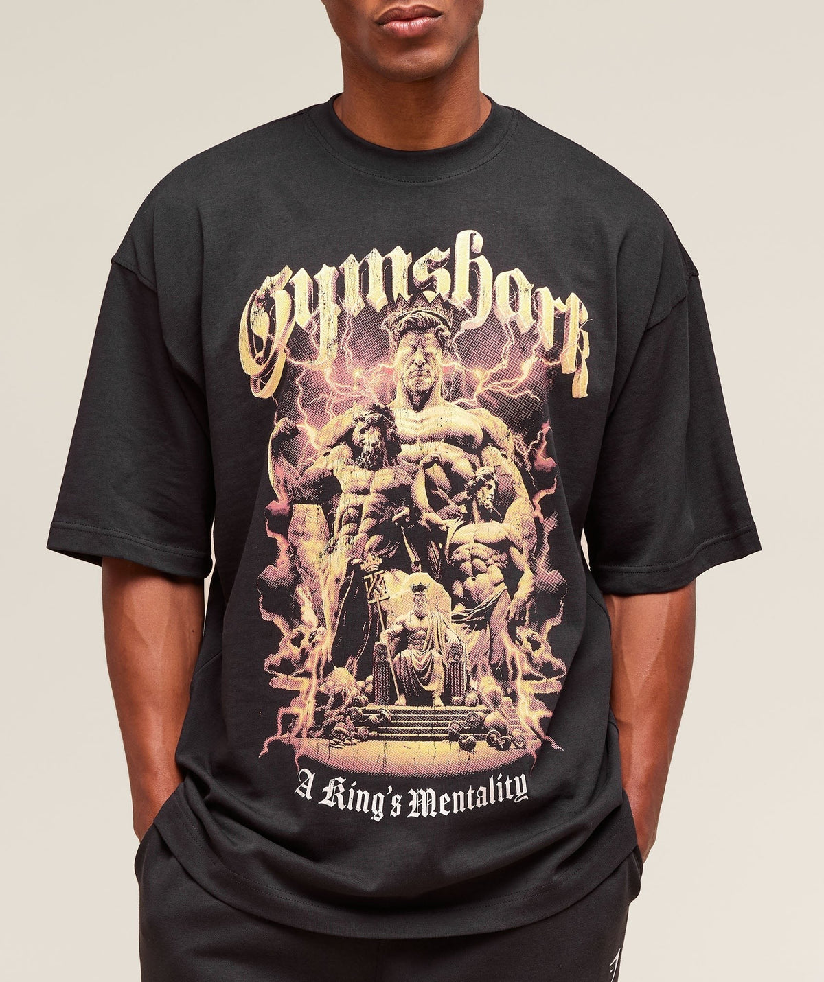 Gymshark x KinGymsharkgym Graphic Tee - Black