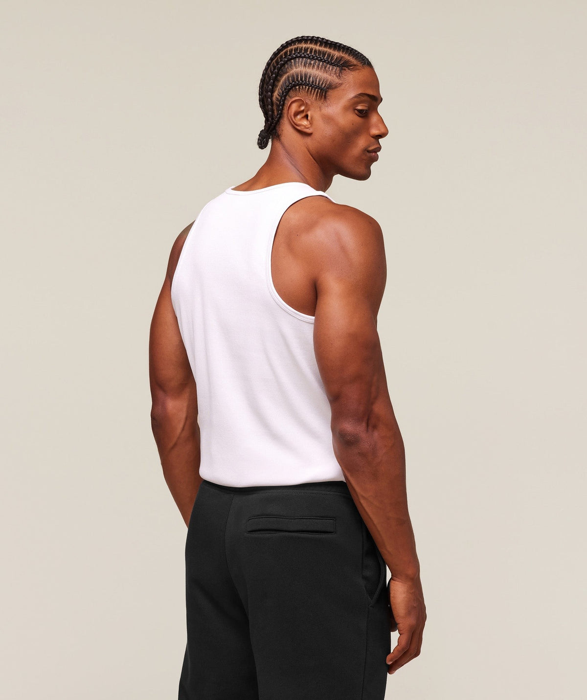 Gymshark Premium Ribbed Tank - White