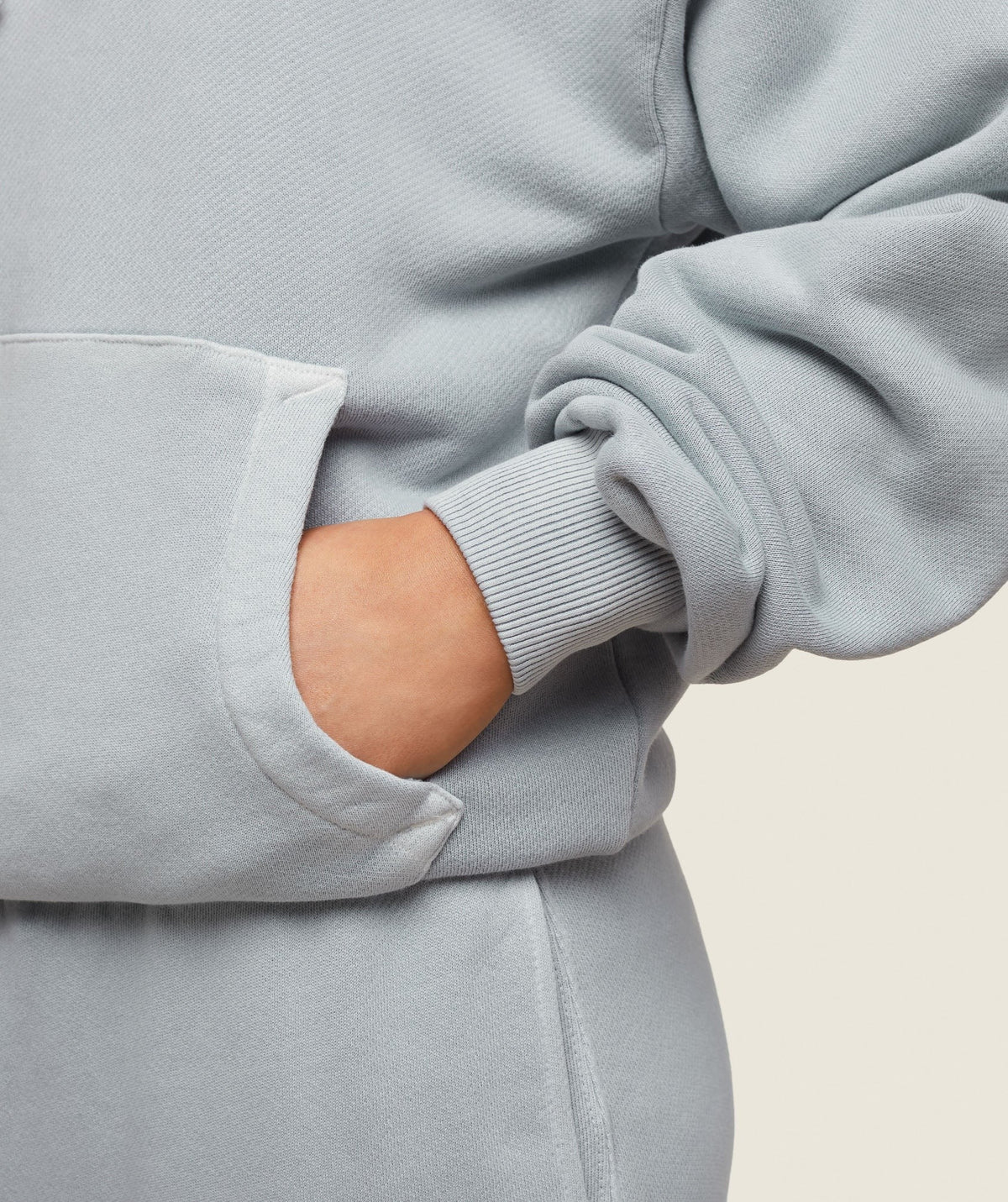 Gymshark Comfort Oversized Hoodie - Ice Grey/Pigment Garment Dye + Wash