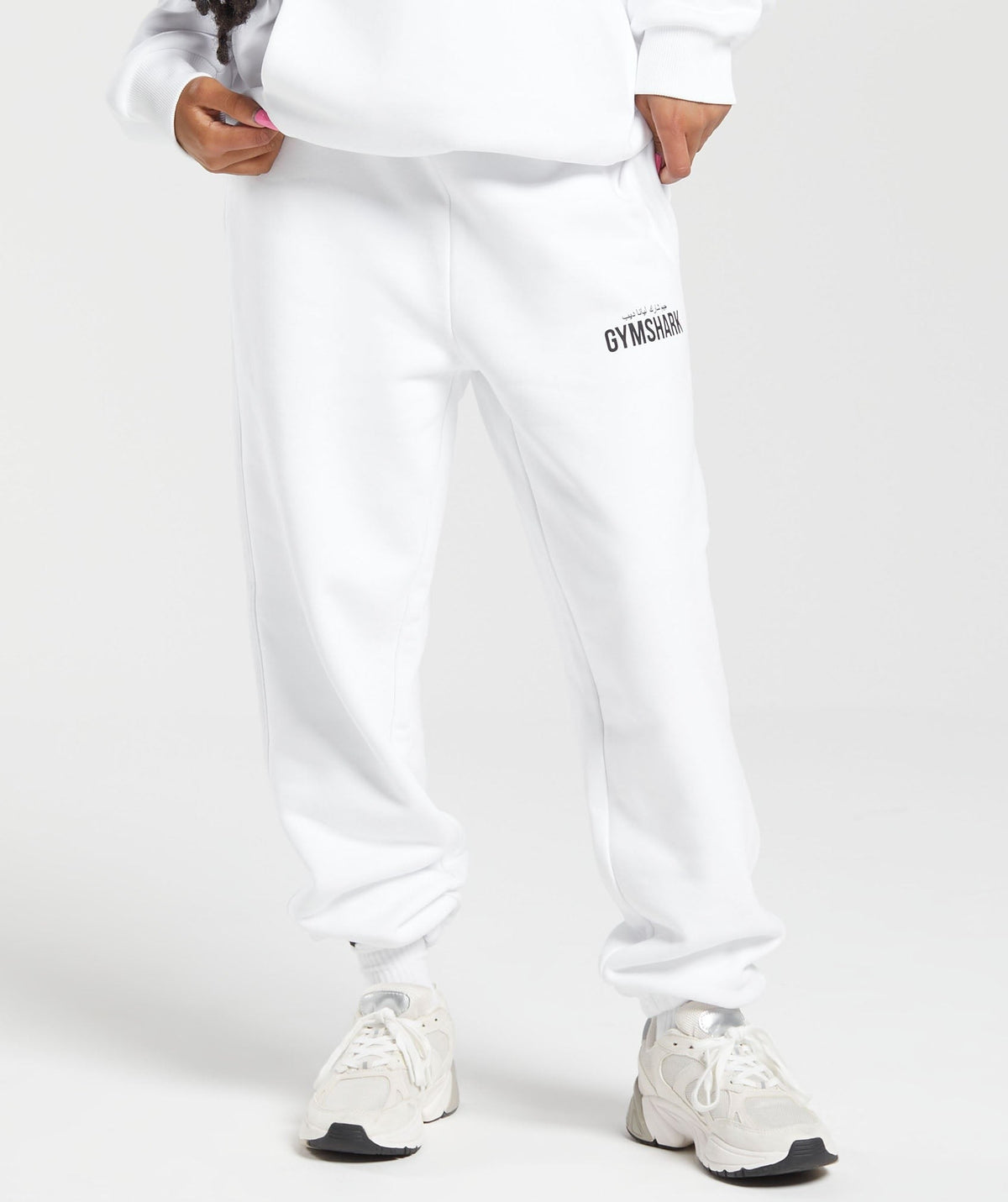 Gymshark X Leana Deeb Oversized Joggers - White