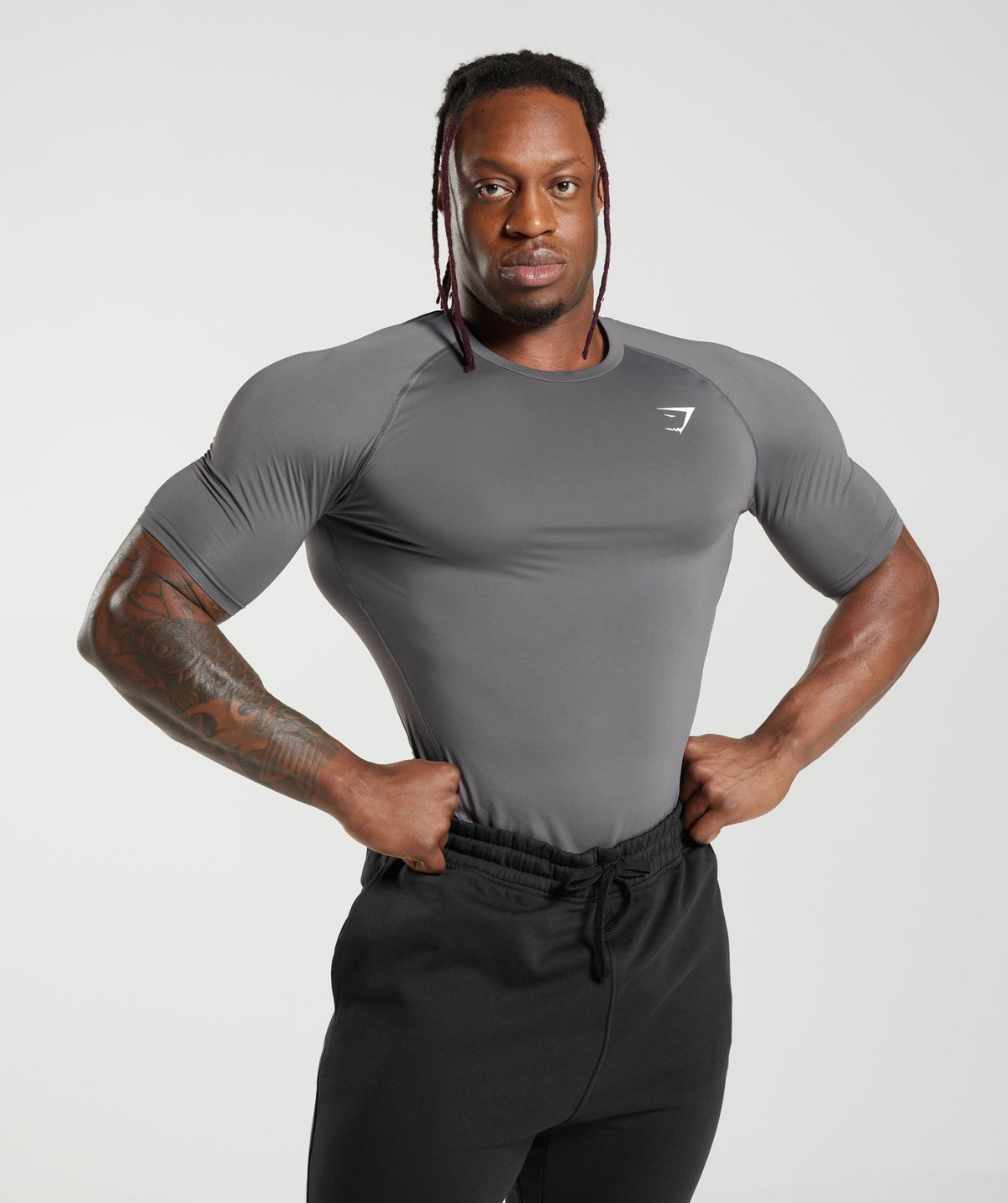 Gymshark Element Baselayer Tee - Grey