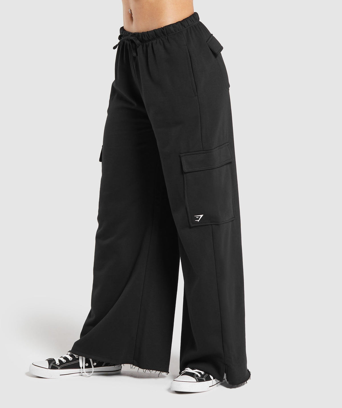 Gymshark Lifting Cargo Cotton Pants - Black