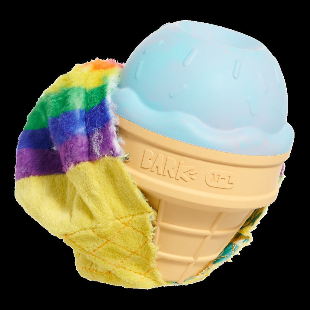 Rainbow-wow Sherbert Super Chewer Durable 2-in-1 Dog Toy
