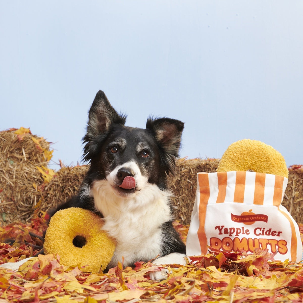 Yapple Cider Domutts Plush Extra-Large + Multi-Part + Enrichment Dog Toy