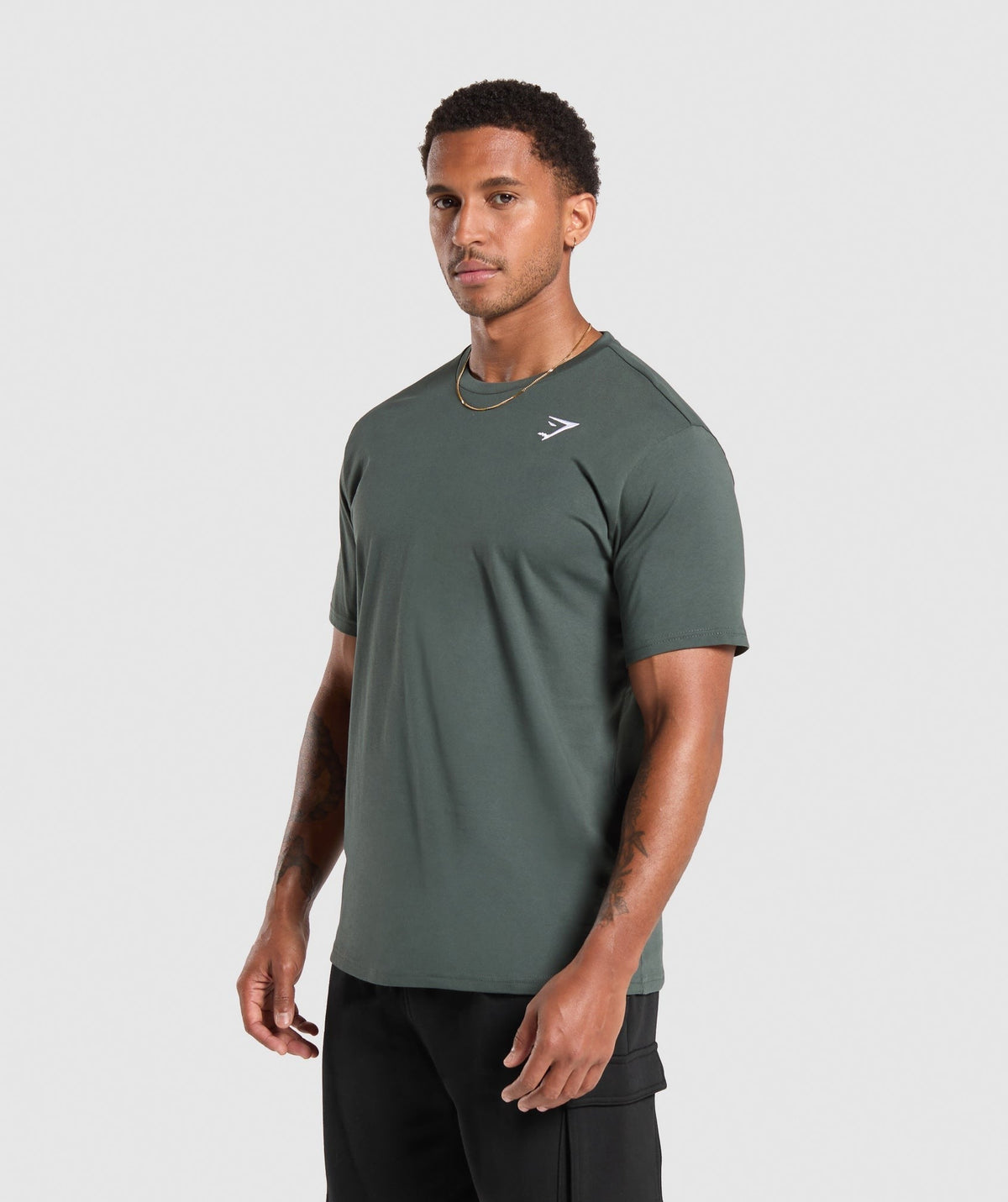 Gymshark Crest Tee - Slate Teal