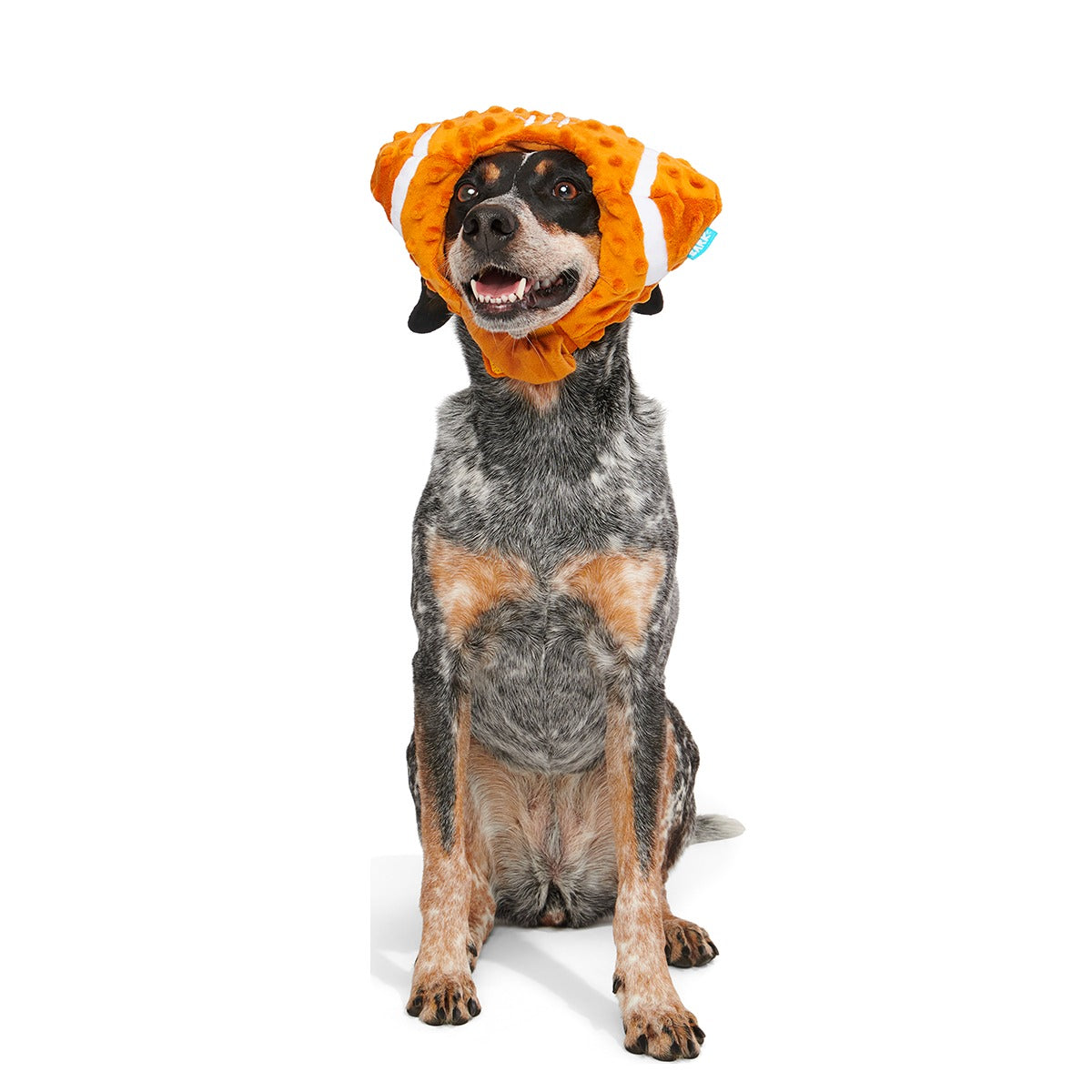 Football Head Plush Wearable Dog Toy