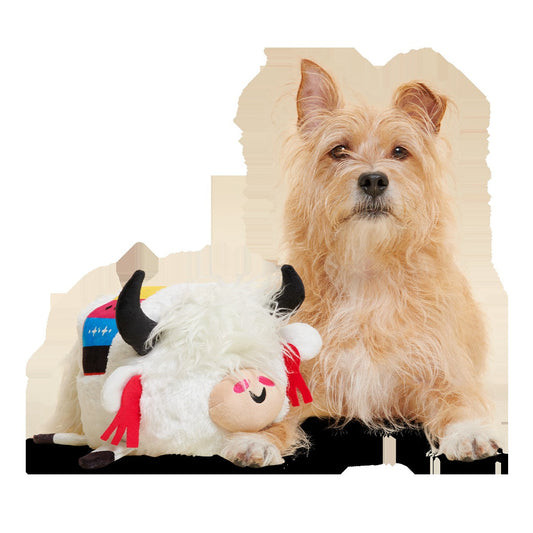 Yeshe the Yak Plush Extra-Large + Tug Dog Toy