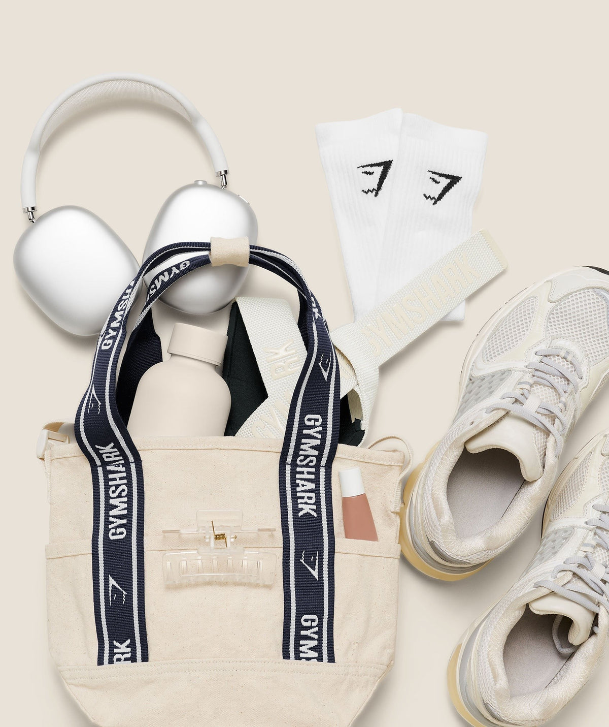 Gymshark Logo Mini Tote - Undyed