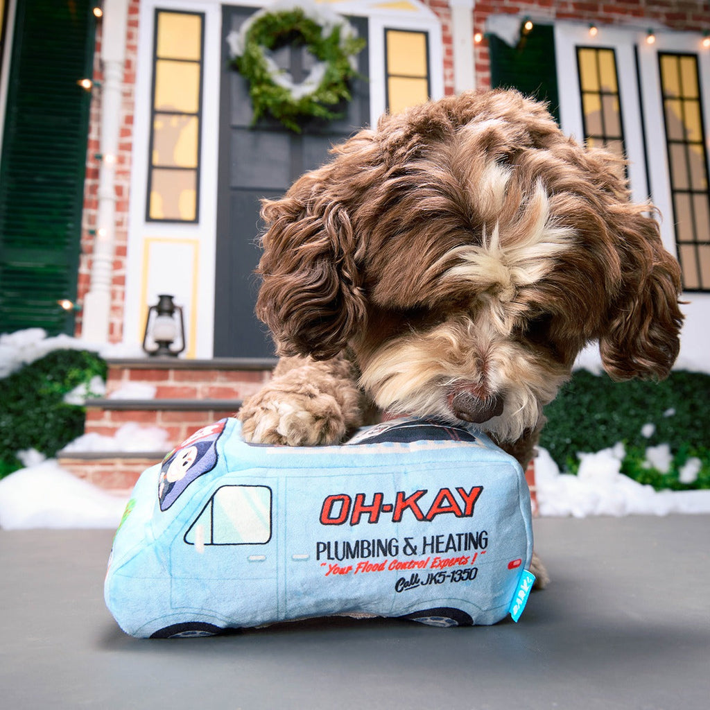 Home Alone Plush Dog Toy Holiday Gift Box