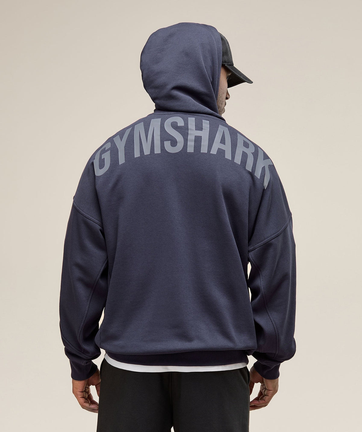 Gymshark Power Zip Up Hoodie - Heavy Blue