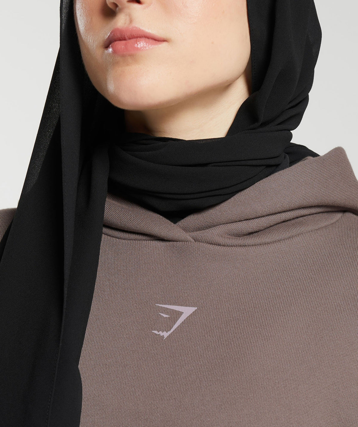 Gymshark X Leana Deeb Oversized Graphic Hoodie - Brown