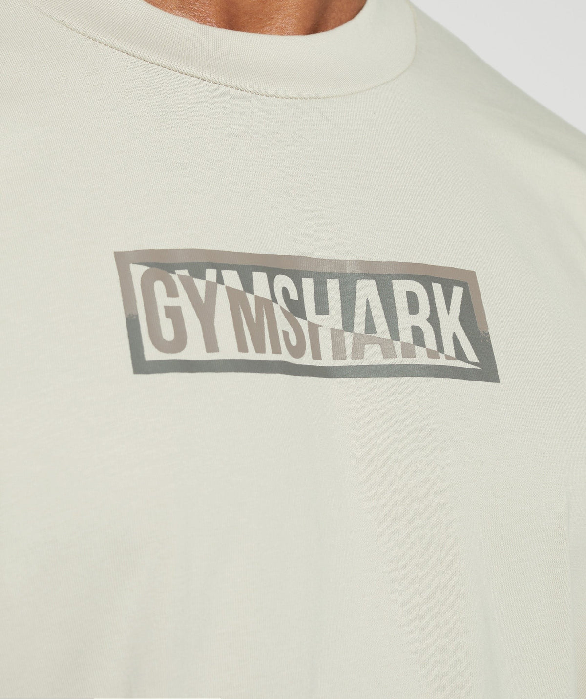 Gymshark Global Graphic Long Sleeve Tee - Pebble Grey