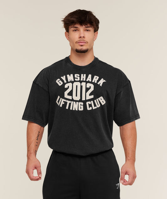 Gymshark 2012 Lifting Club Tee - Black