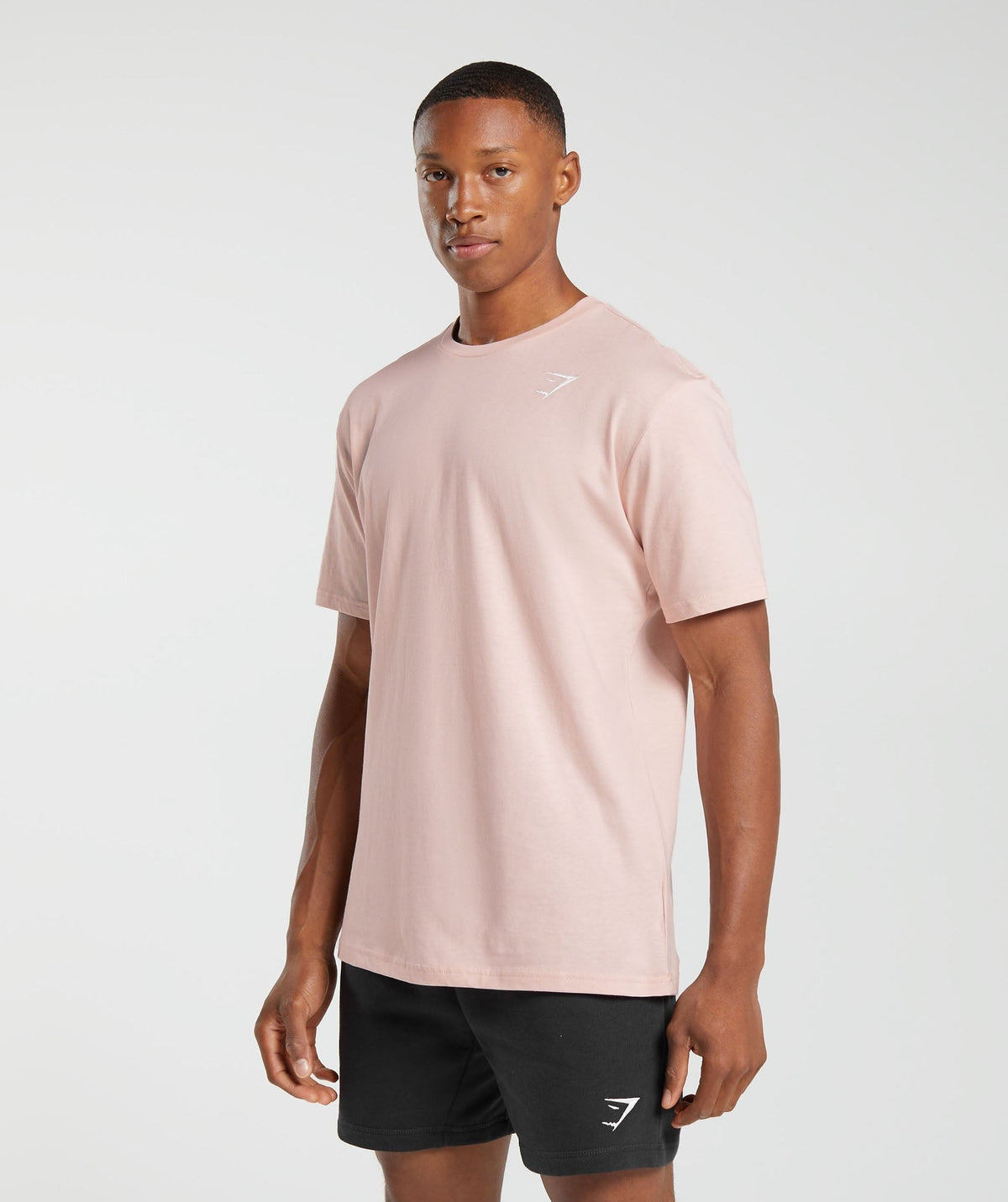 Gymshark Crest Tee - Misty Pink