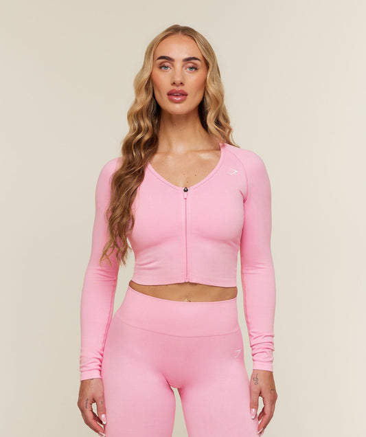 Gymshark Adapt Solid Jacket - Poise Pink