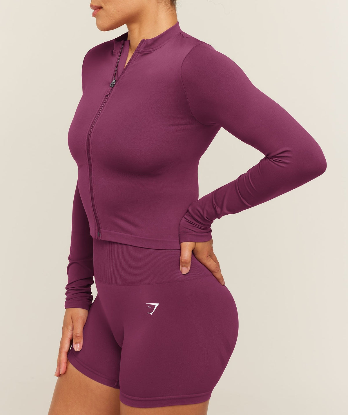 Gymshark Everyday Seamless Zip Tracktop - Strength Pink