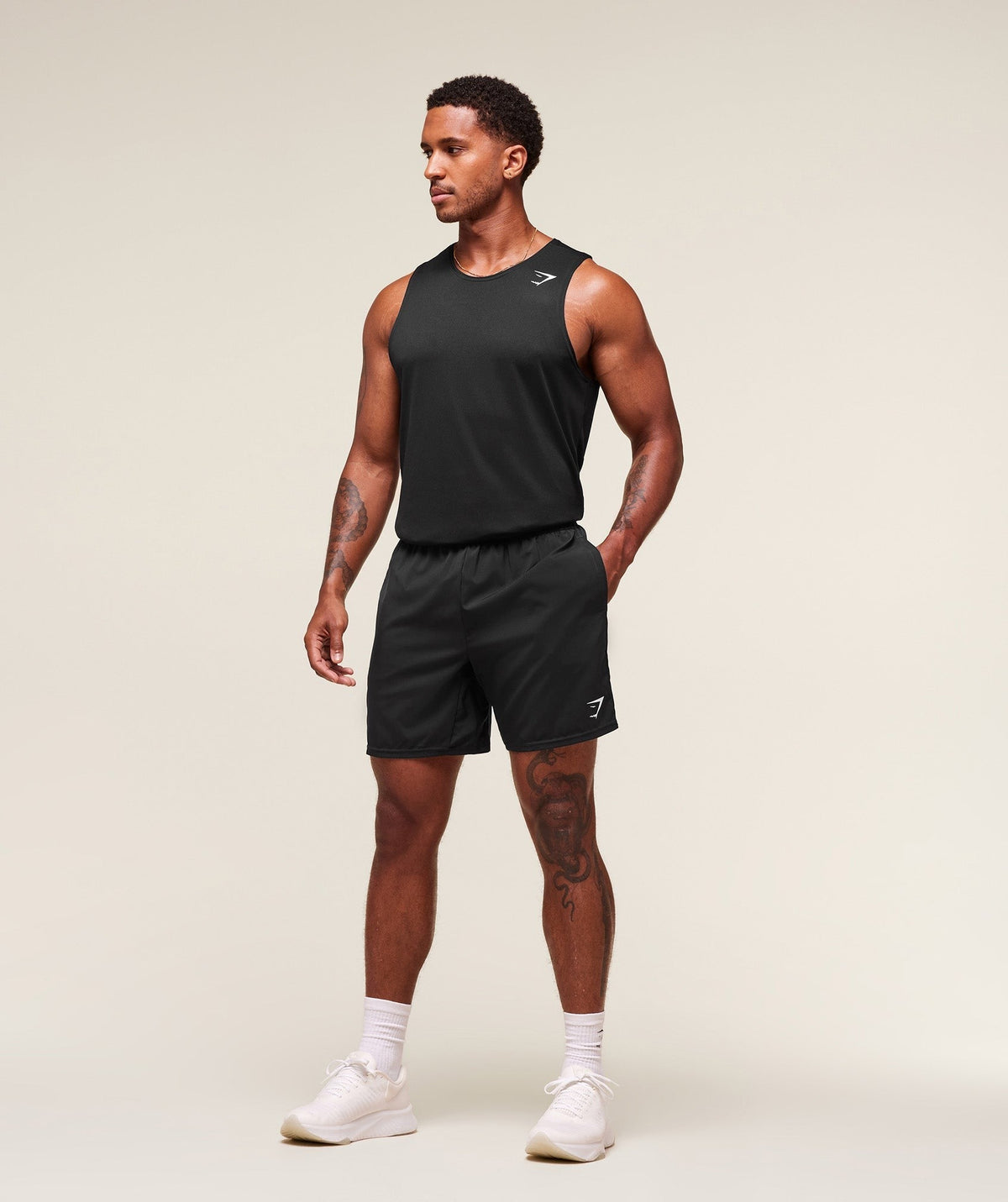 Gymshark Everyday Performance Tank 2 Pack - White/Black