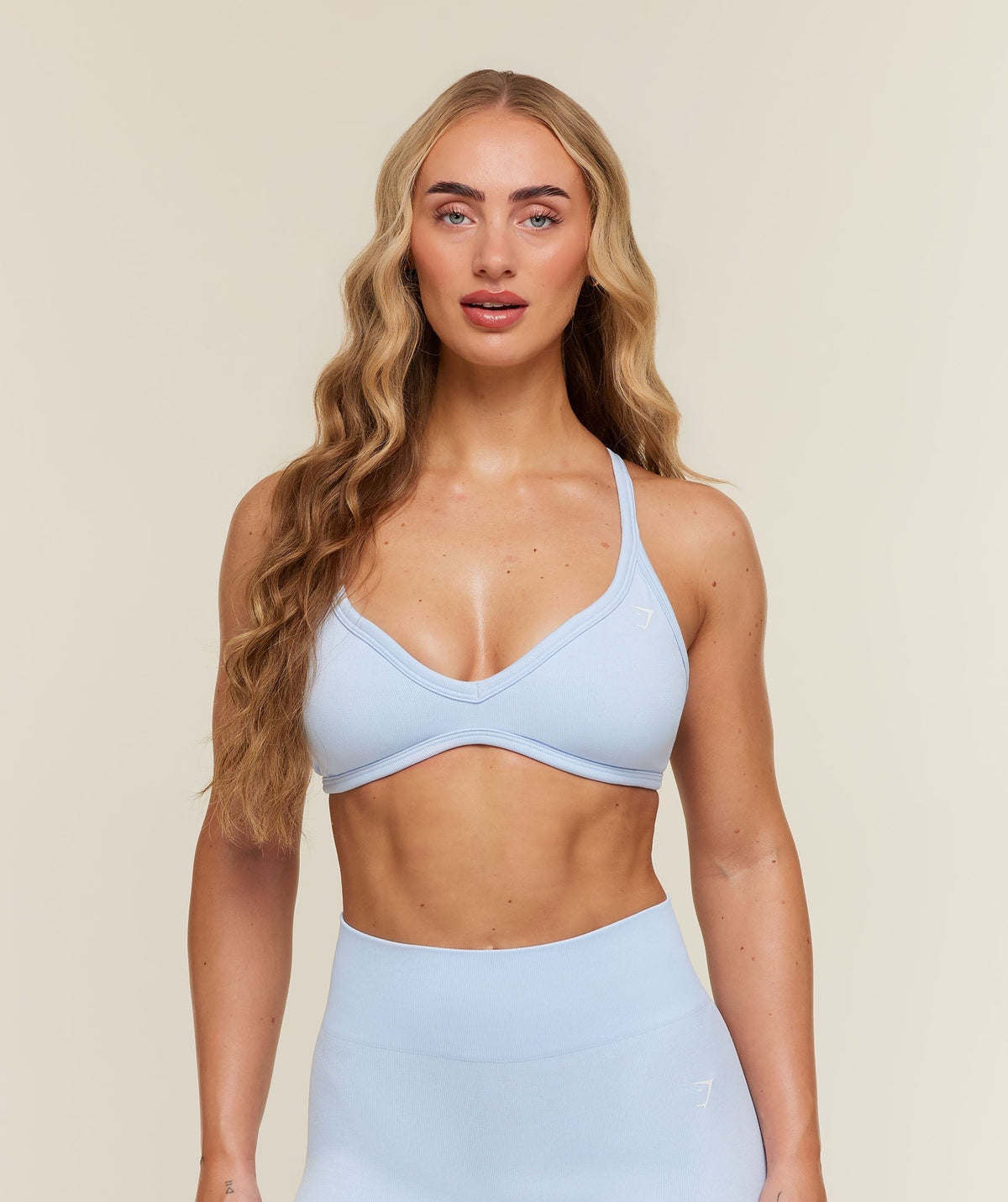 Gymshark Adapt Solid Sports Bra - Tranquil Blue
