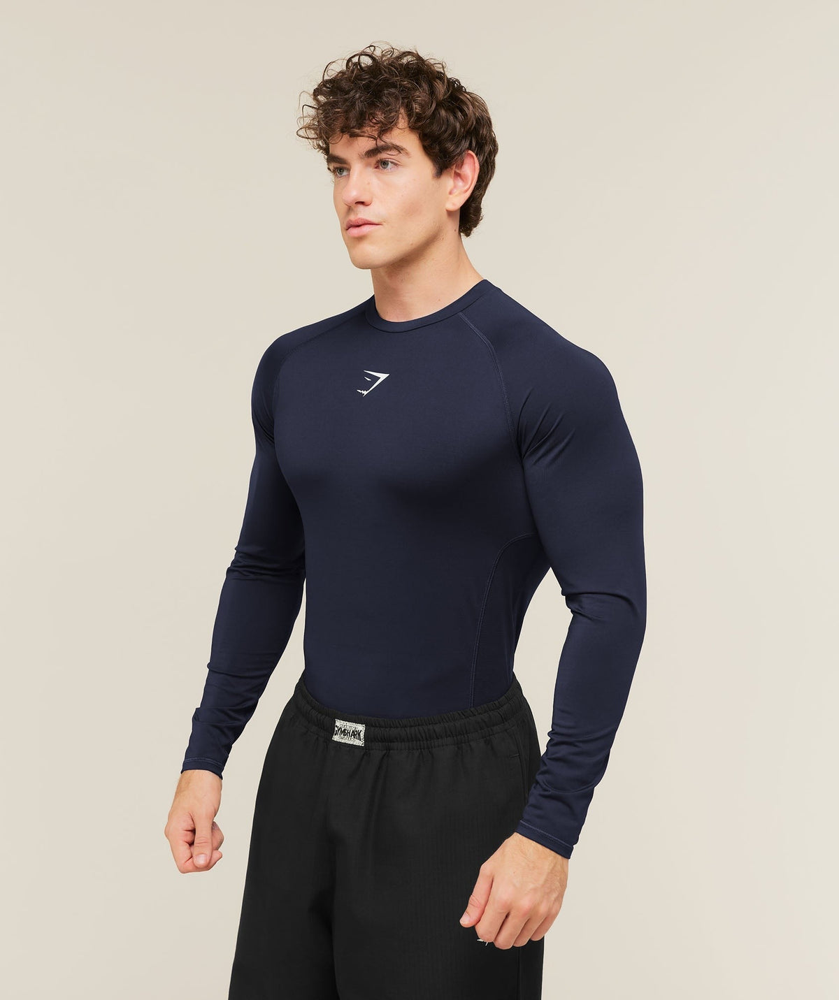 Gymshark Element Baselayer Long Sleeve Tee - Heavy Blue