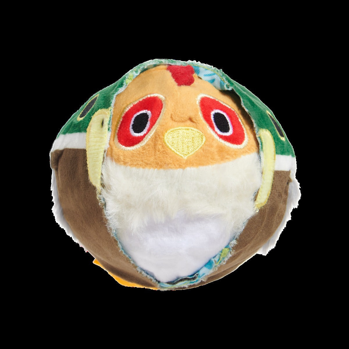 Tough Stuffed Turducken Durable Super Chewer 2-in-1 Rip and Reveal Dog Toy
