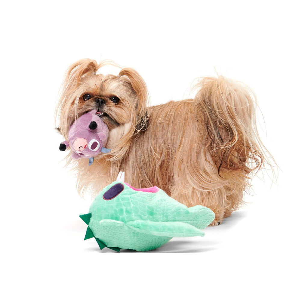 Barbara Chupacabra Plush Multi-Part Enrichment + Tug Dog Toy