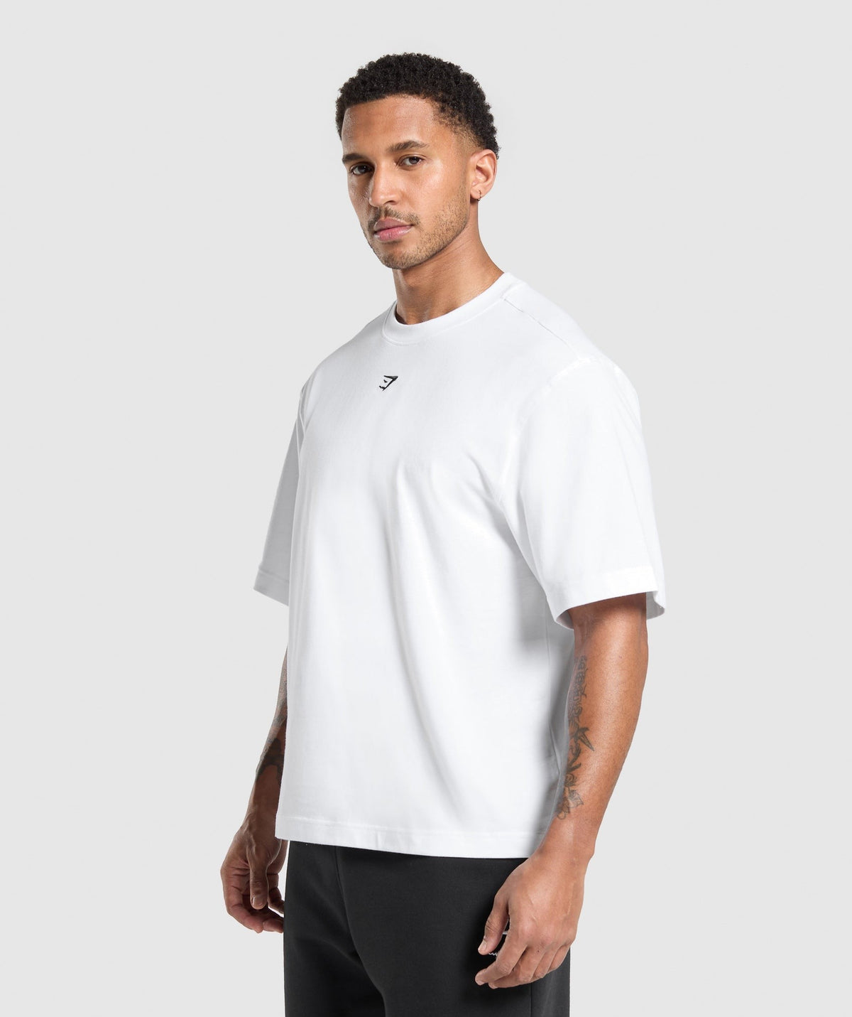 Gymshark Rest Day Essentials Boxy Tee - White