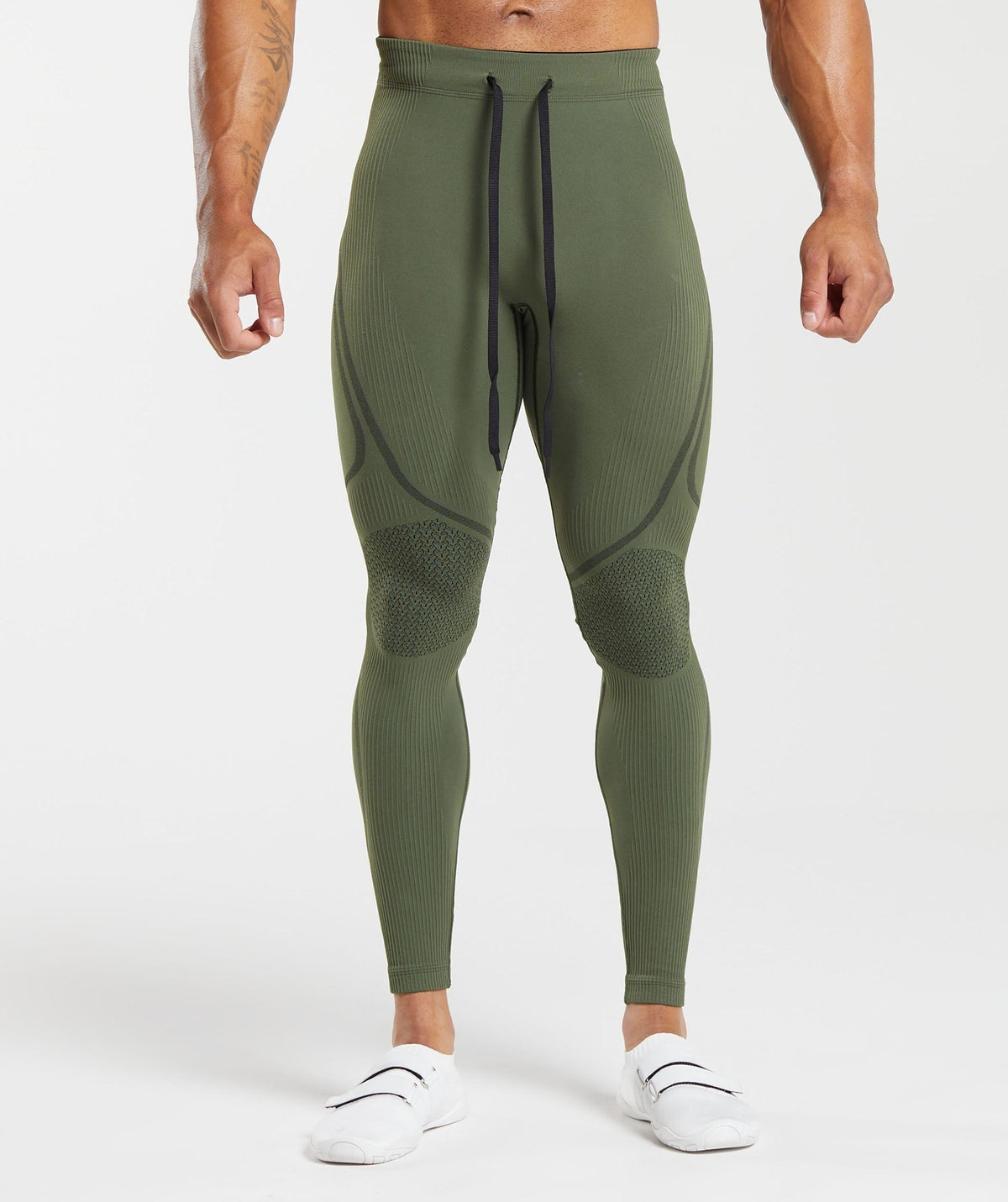 Gymshark 315 Seamless Tight - Winter Olive/Black