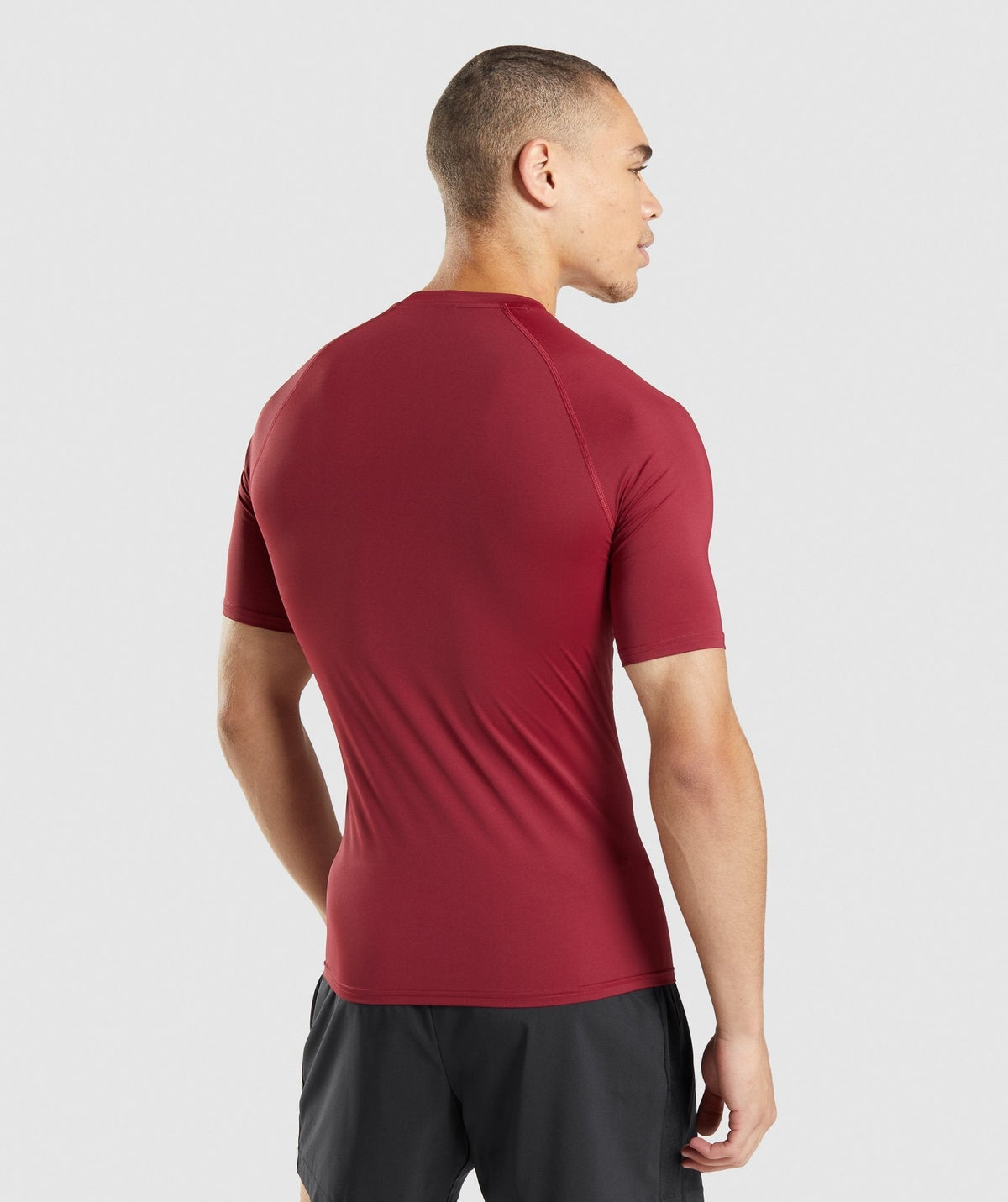 Gymshark Element Baselayer Tee - Burgundy