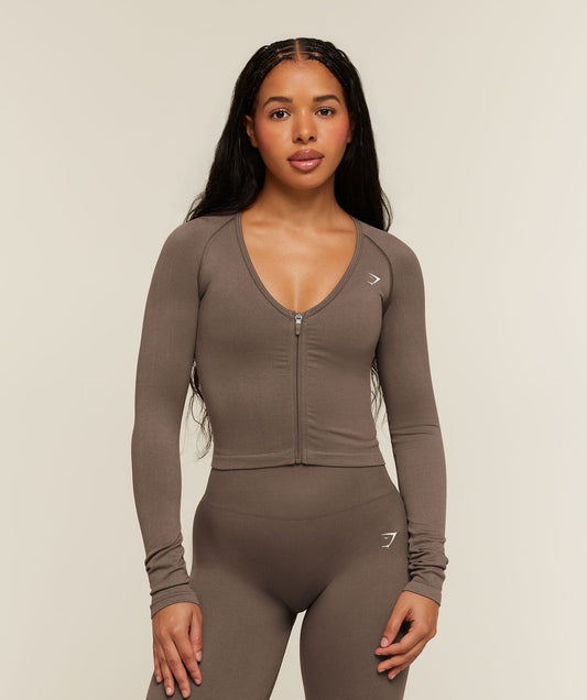 Gymshark Adapt Solid Jacket - Soft Brown