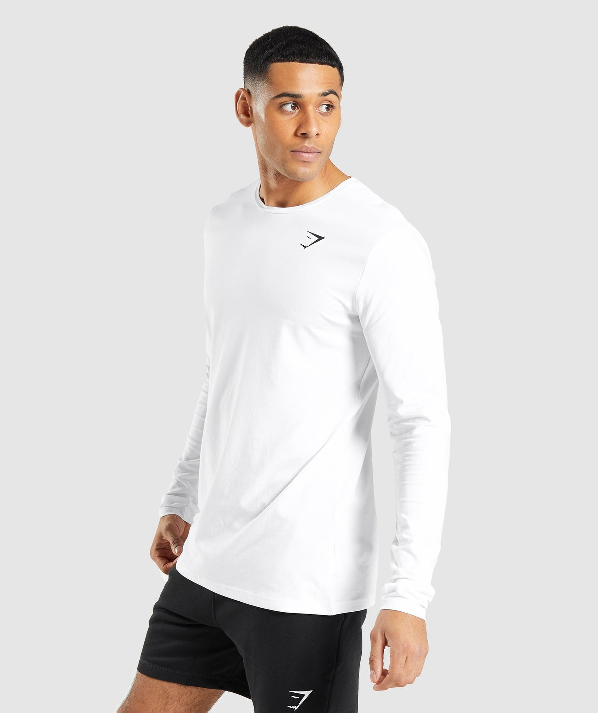 Gymshark Essential Long Sleeve Tee - White