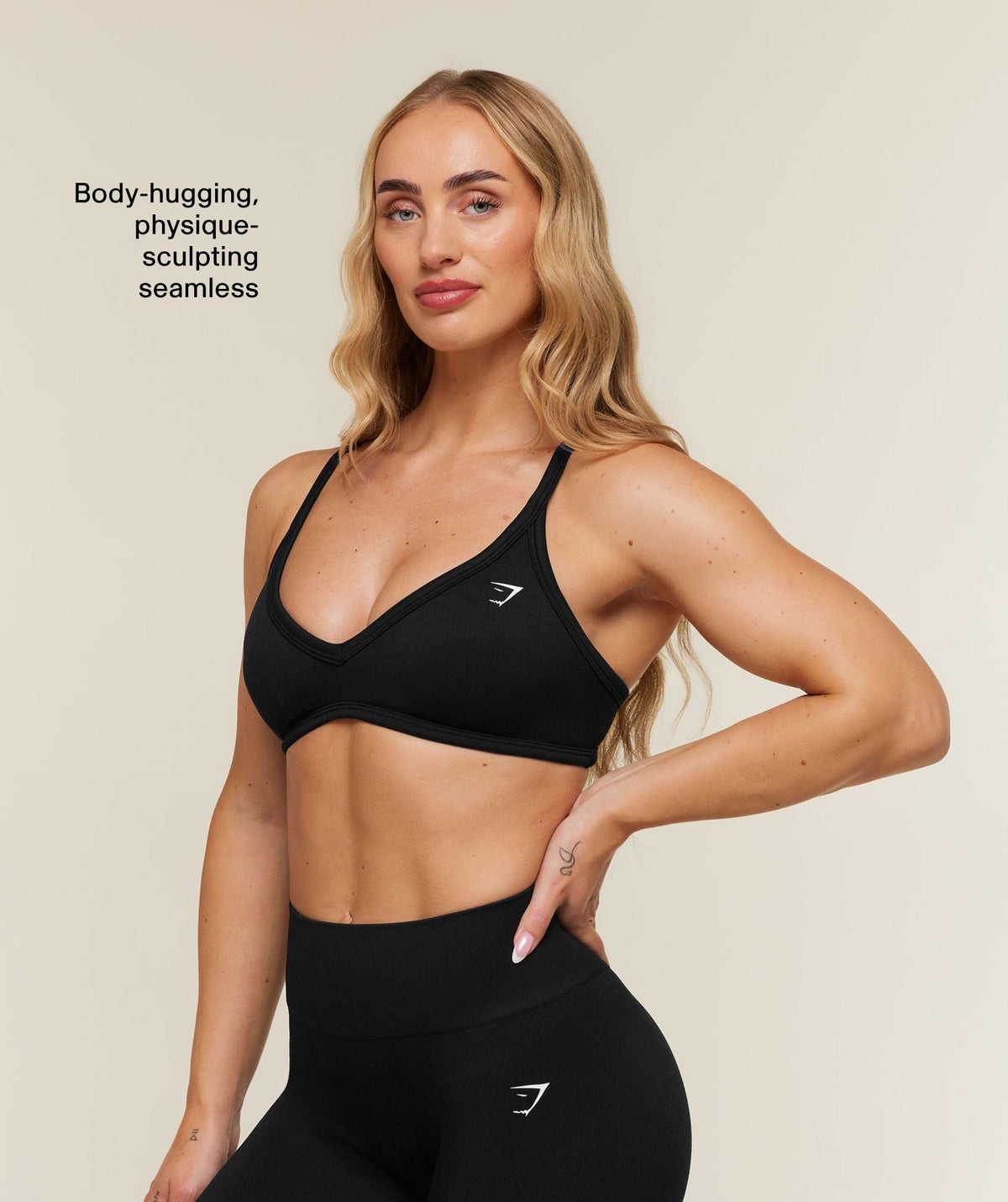 Gymshark Adapt Solid Sports Bra - Black