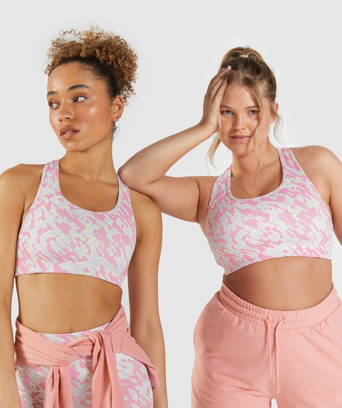 Gymshark Essential Racer Back Sports Bra - Sorbet Pink