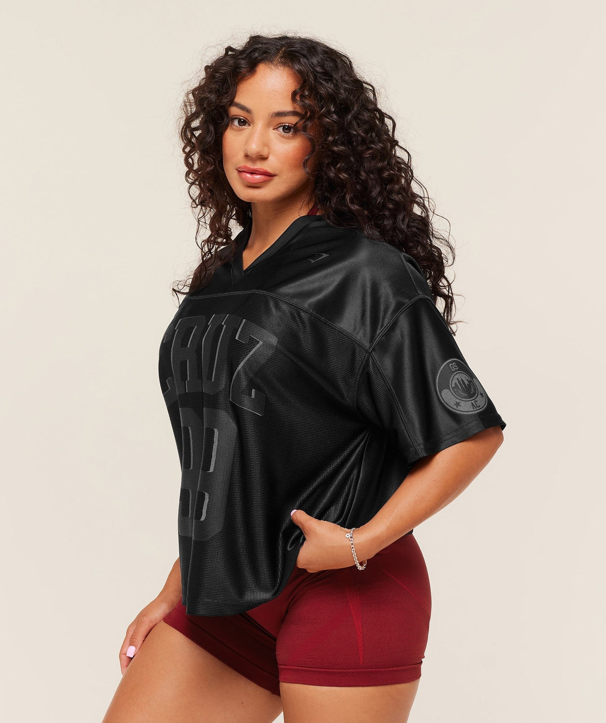 Gymshark x Analis Mesh SS-Top - Black