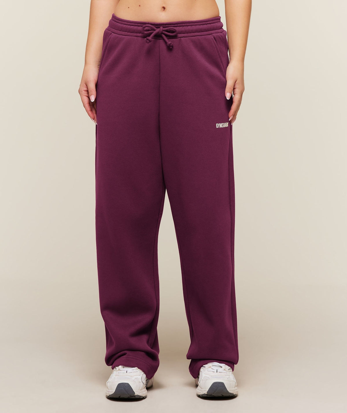 Gymshark Cosy Luxe Straight Leg Short Joggers - Strength Pink
