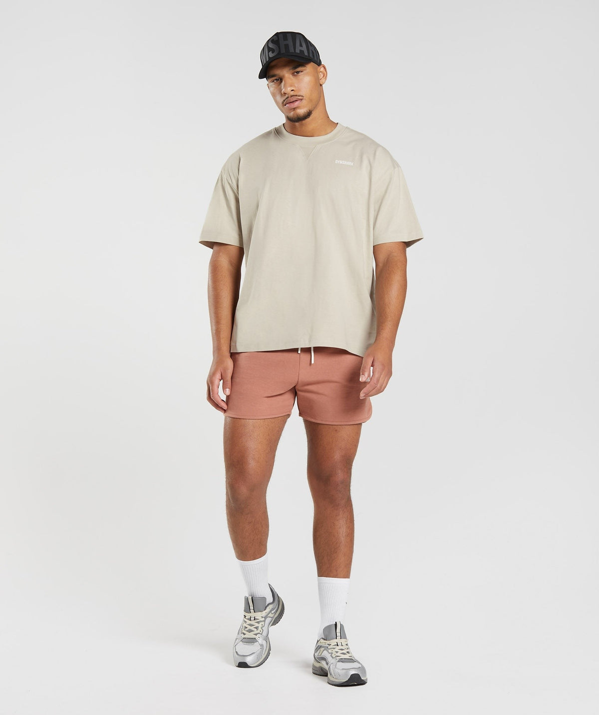 Gymshark Rest Day Sweats 4" Short - Toffee Brown