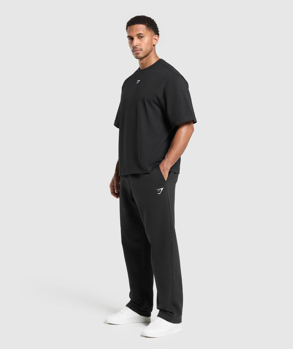 Gymshark Rest Day Essentials Boxy Tee - Black