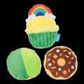 Patty Cakes Plush Multi-Part Dog Toy