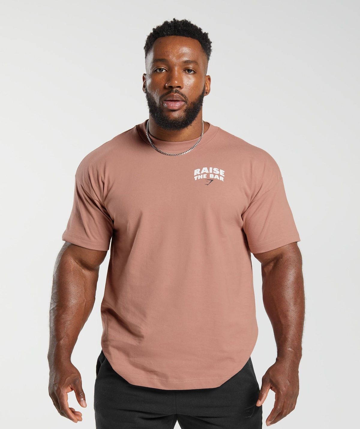 Gymshark Raise the Bar Tee - Faded Pink