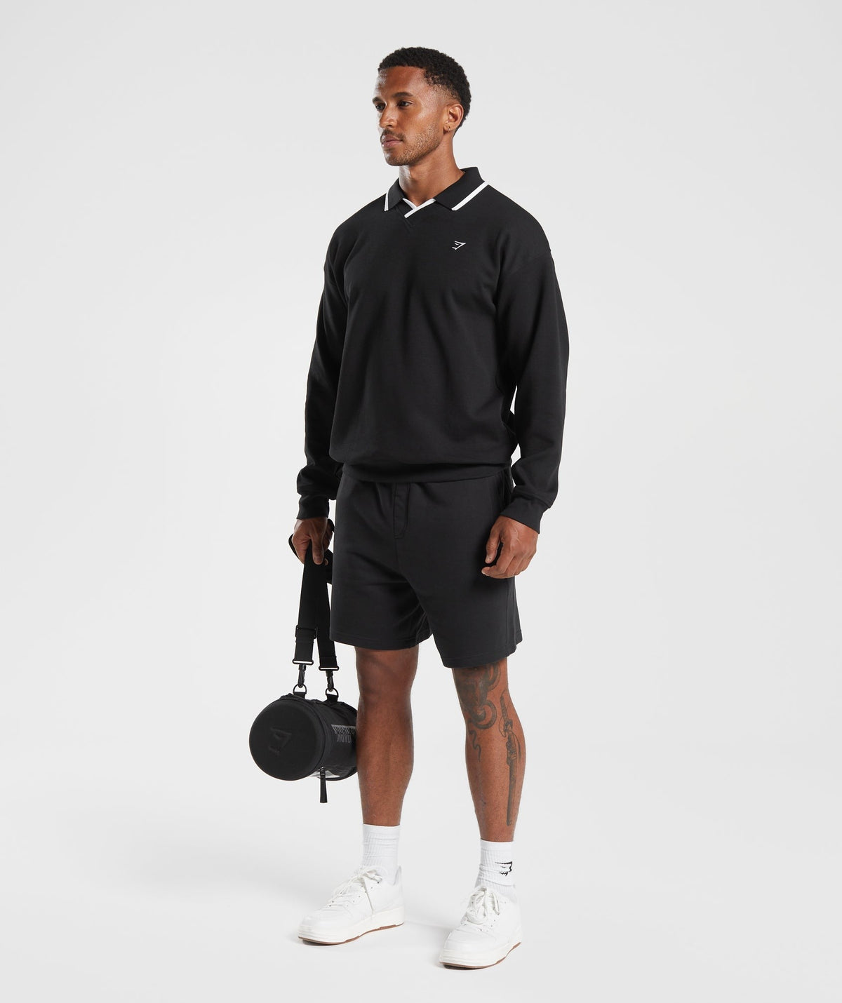 Gymshark Rest Day Street Polo - Black