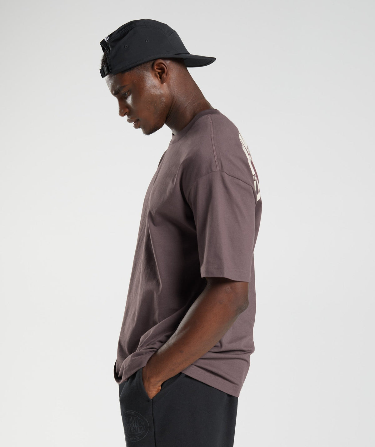 Gymshark GS10 Year Oversized Tee - Chocolate Brown