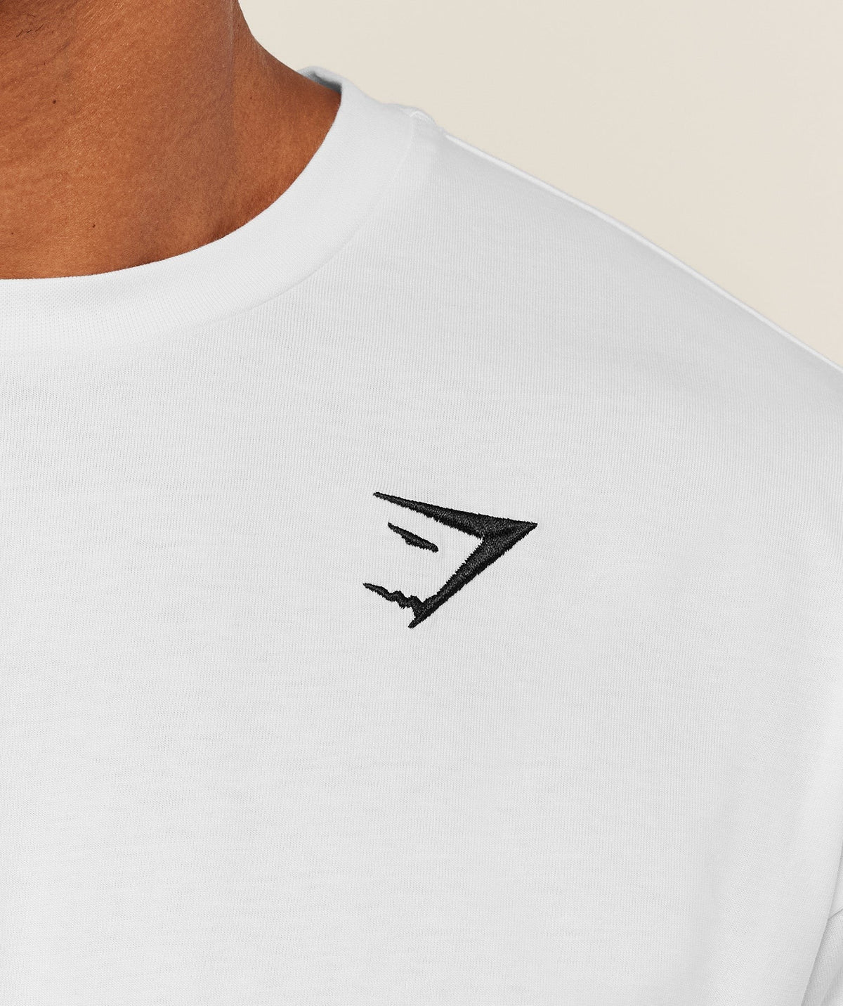 Gymshark Crest Oversized Tee - White