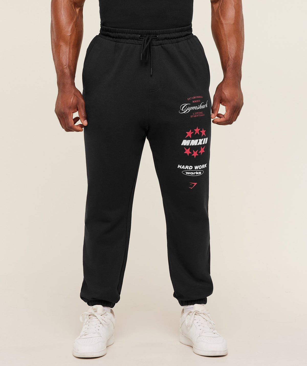 Gymshark Global Lifting Graphic Pants - Black