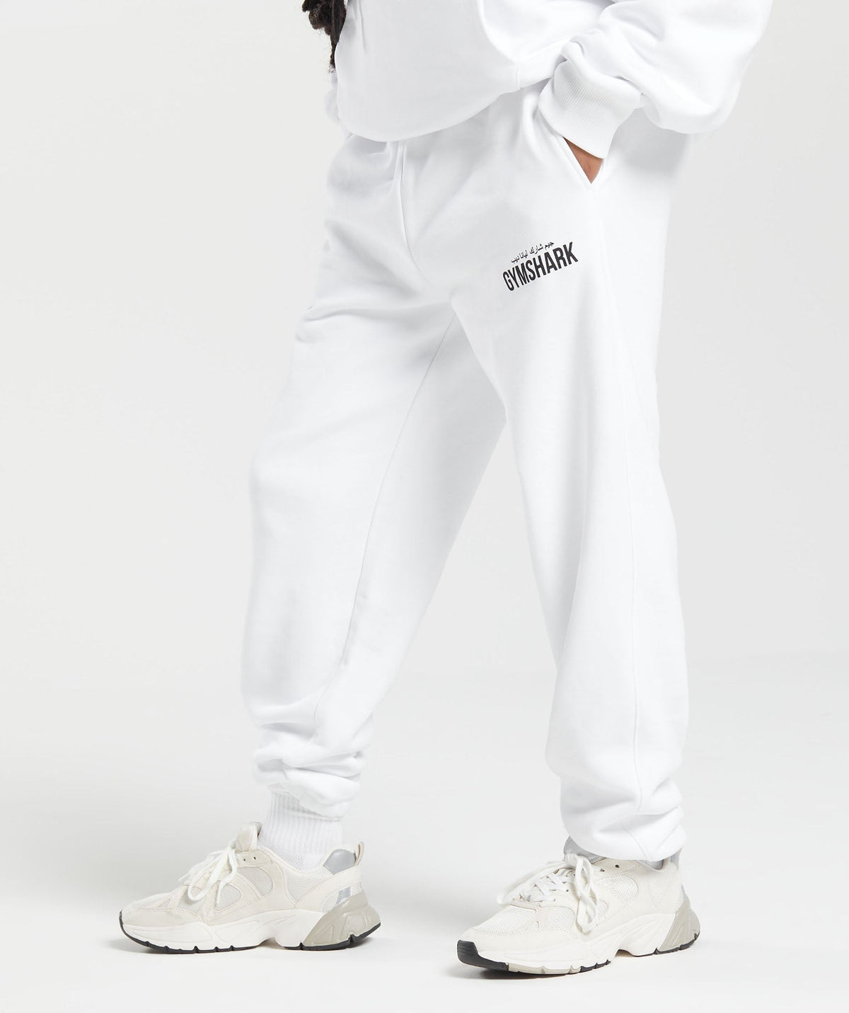 Gymshark X Leana Deeb Oversized Joggers - White